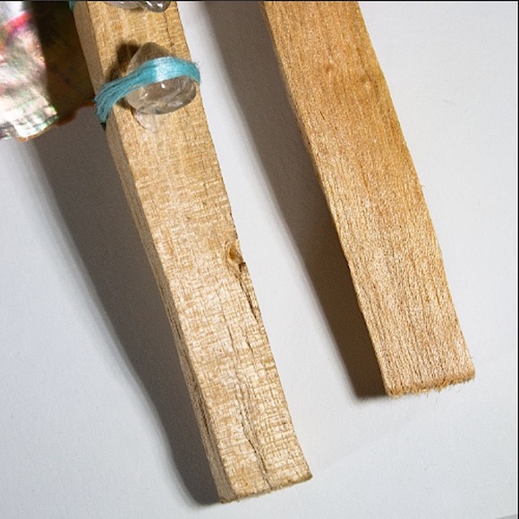 Witchy: NEW Palo Santo & Quartz Crystals with Abalone Shell, 3 PC. Set - NWT - Picture 8 of 11